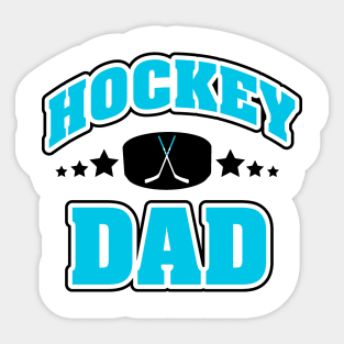 Ice Hockey Dad Sticker